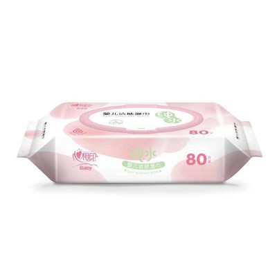 心相印婴儿洁肤湿巾带盖80片图2