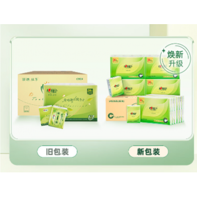 心相印手帕纸巾茶语丝享超迷你4层6片24包*6条图6