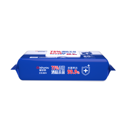 爱舒柔酒精杀菌卫生湿巾80片图5