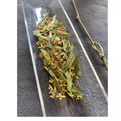 明前桂花龙井新年伴手礼物核心产区绿茶牛皮纸小罐礼盒装10g图4