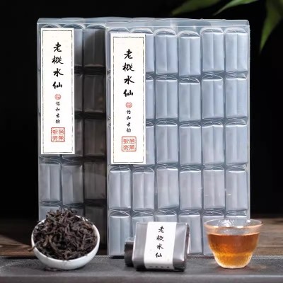 老枞水仙乌龙茶大红袍茶叶新茶武夷岩茶肉桂浓香型高档500g礼盒装图2