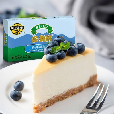 多美鲜 (SUKI) 美国进口 奶油奶酪天然原制 227g*1盒 整箱装图2