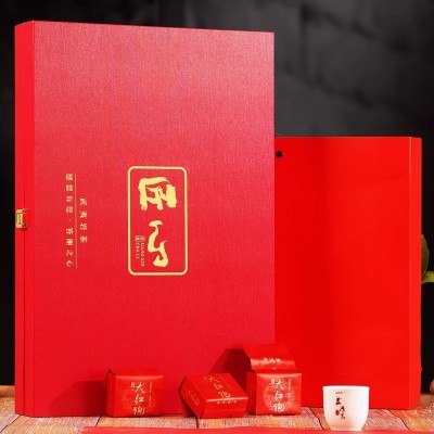 新茶特级正宗武夷山大红袍茶叶礼盒装500g武夷岩茶送礼长辈图3