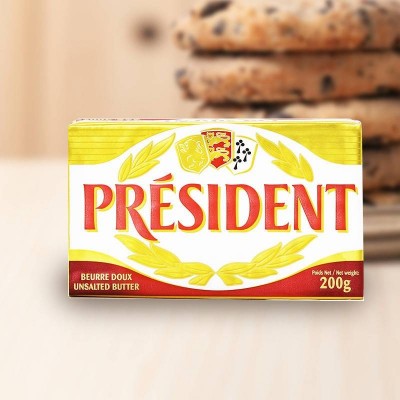 总统 (President) 法国进口发酵型动物淡味黄油块 200g*1盒图5