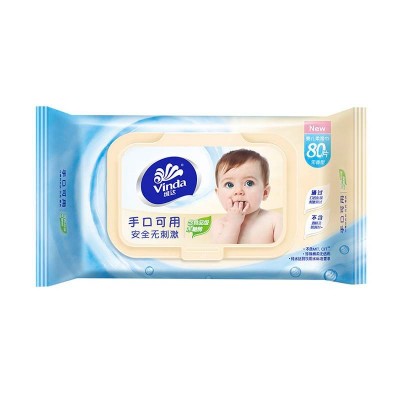 维达婴儿手口可用湿巾80片/包图2
