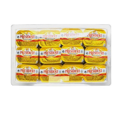 总统 (President) 法国进口淡味份装黄油 10g*36粒 一盒图2