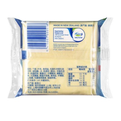 新西兰进口安佳再制干酪 原味 250g*6袋 整箱装图2