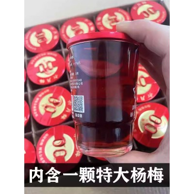 六月梅杨梅酒小瓶装6瓶装20度微醺低度果酒小杯特产仙居杨梅酒图3
