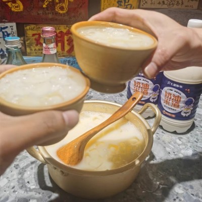七星布车奶油米酒延边朝鲜族延吉微醺蜜桃芝士椰椰子玛格丽甜米酒图5