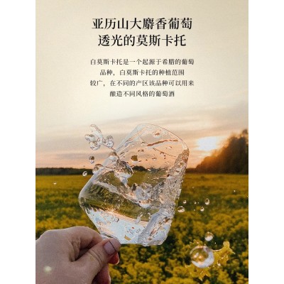 西班牙莫斯卡托起泡酒moscato甜白桃红葡萄酒红酒气泡酒红酒礼盒图3