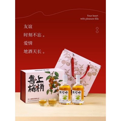 叮咚青熟梅酒青梅酒低度微醺小瓶375ml聚会送礼梅酒图3