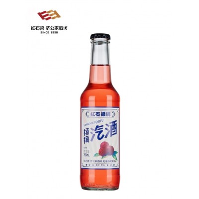 济公家 红石梁杨梅汽酒265ml*6瓶低度杨梅酒果味气泡酒图2
