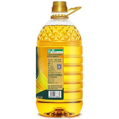 长寿花金胚芽玉米油粒粒精选压榨一级原香味浓5L/桶图3