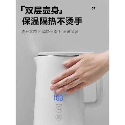 苏泊尔电热水壶家用304不锈钢电水壶自动断电电烧水壶开水壶保温图5