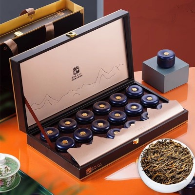金骏眉茶叶礼盒装定制武夷山红茶伴手礼浓香型新茶送礼送长辈图2