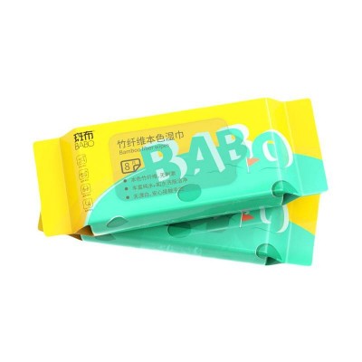 斑布竹纤维清洁湿巾-超MINI装8片*24包图6