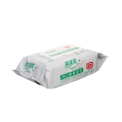 顺清柔75%酒精湿巾80片*4包图4