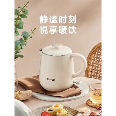 苏泊尔电热水壶家用宿舍泡茶智能不锈钢保温办公室恒温电热烧水壶图2