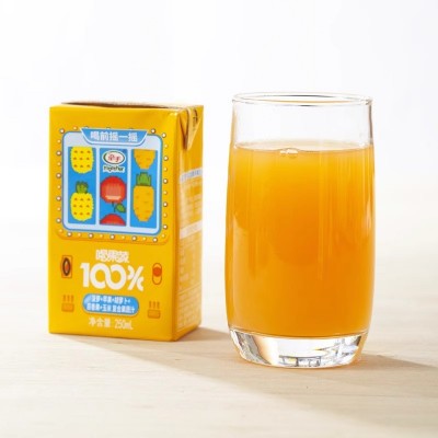 牵手果汁饮料喝果蔬胡萝卜苹果桃汁250ml*24盒整箱复合果蔬汁饮料图2