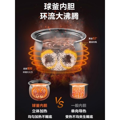 苏泊尔电压力锅家用球釜双胆5L高压锅智能多功能官方正品5升新款图3