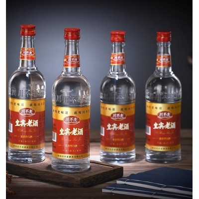 川不老酒四川白酒宜宾粮食酒3852度光瓶装五粮浓香型国产白酒图4