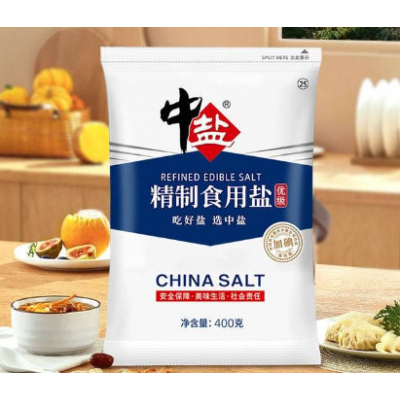中盐精制盐优级400g/袋图4