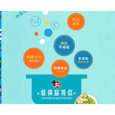 中盐低钠盐250g/袋图5