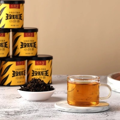 玲珑王小叶茶3号红茶10小罐*12克/条单罐装湖南叶茶桂东红茶浓香型正宗玲珑茶图2
