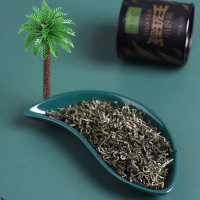 玲珑王小叶茶6号10小罐*12克/条绿茶单罐装桂东高山茶叶湖南日照嫩叶云雾正宗图2