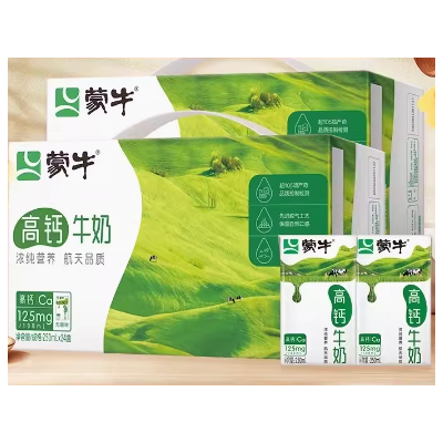 蒙牛高钙牛奶利乐包 250ml*12盒 整箱装图3
