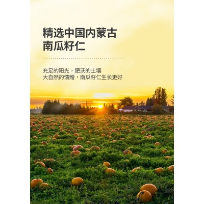 悠米内蒙古特产原味生南瓜籽仁 160g*1袋图5