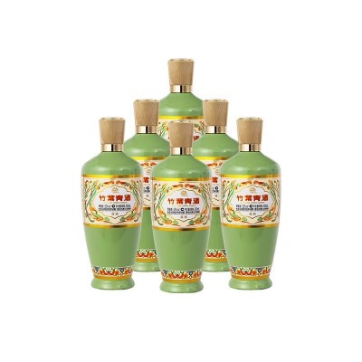 竹叶青酒 荣耀山西杏花村汾酒 53度荣耀500ML*6瓶（裸瓶） 整箱装图2