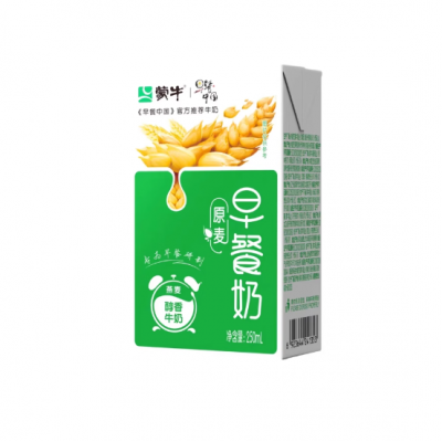 蒙牛早餐牛奶-原麦利乐砖 250ml*24盒 整箱装图2
