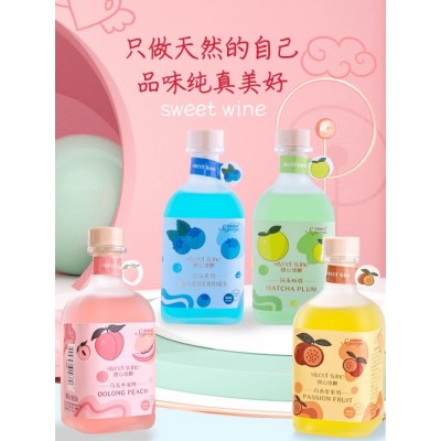 高颜值果酒水果发酵微醺果味甜酒新鲜果汁网红女士果酒晚安酒图2