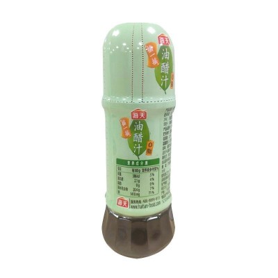 海天0脂油醋汁225g/瓶 日式健身轻食图3