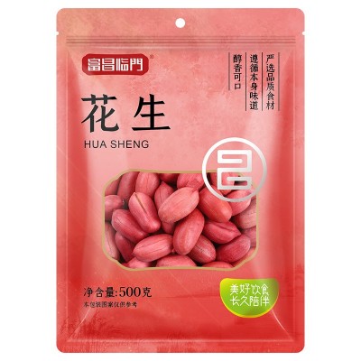 富昌红皮花生米500g/袋图3