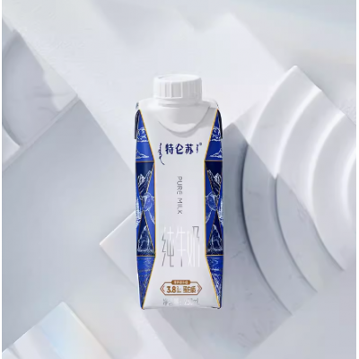 蒙牛特仑苏3.8g蛋白纯牛奶 全脂灭菌乳 利乐梦幻盖 250ml*10包 整箱装(十件起订)图2