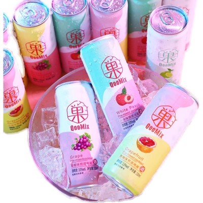 6罐混合装白兰地预调鸡尾酒低度女士水果味酒330mL*6瓶微醺甜酒包邮图5