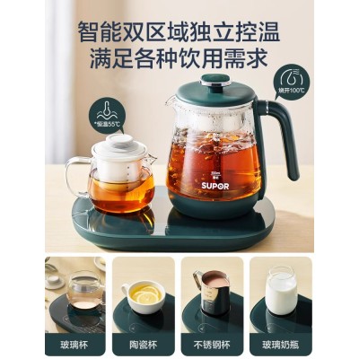 苏泊尔煮茶器家用喷淋式蒸汽养生煮茶壶炉蒸茶器烧水一体机黑茶具图4