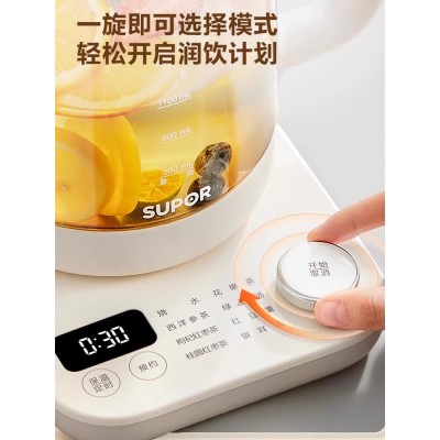 苏泊尔养生壶家用多功能花茶壶煮茶器办公室316L不锈钢23新款旗舰图3