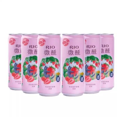 RIO锐澳rio鸡尾酒锐澳鸡尾酒白桃葡萄味微醺鸡尾酒330ml*6罐图3