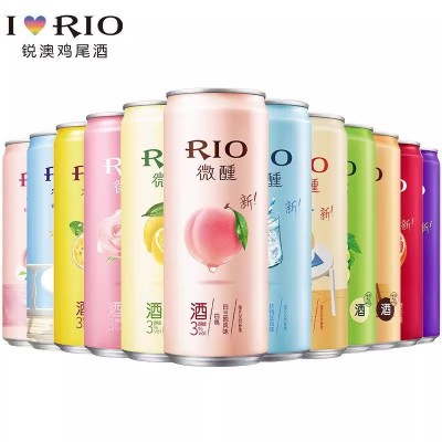 RIO锐澳rio鸡尾酒锐澳鸡尾酒白桃葡萄味微醺鸡尾酒330ml*6罐图5