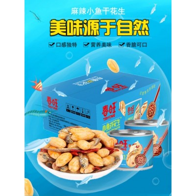 春旺麻辣小鱼干 150g*6罐图2