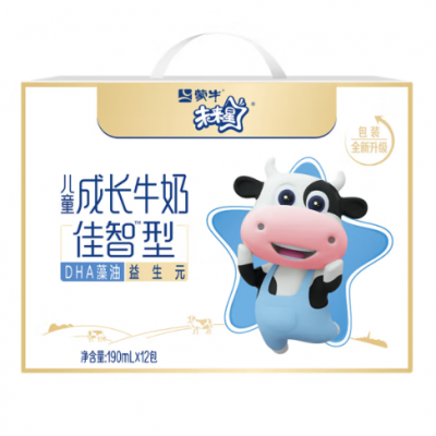 蒙牛未来星佳智型儿童成长牛奶 190ml*12盒 整箱装（十件起订）图4
