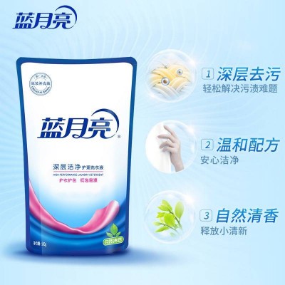 蓝月亮深层洁净洗衣液自然香型500g*12袋整箱装图5