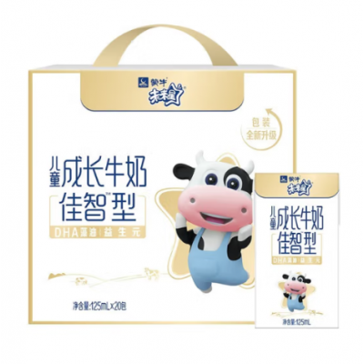 蒙牛未来星儿童成长牛奶佳智型 125ml*20盒 整箱装（十箱起订）图2