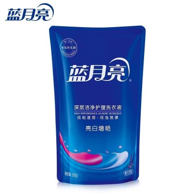 蓝月亮亮白增艳洗衣组合薰衣草香亮白增艳护理洗衣液500g*5袋图6