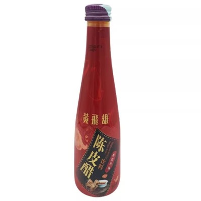 豪园陈皮醋风味休闲饮料248mL*24支整箱装新会陈皮酒水开胃健康醋图5