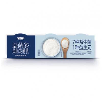 三元 益菌多复合益生菌原味杯装风味发酵乳 酸牛奶 100g*3杯*12排 整箱装图6