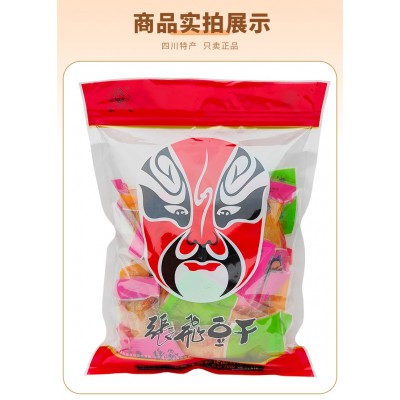 四川特产张飞夹心豆卷豆皮 500g*3袋图2